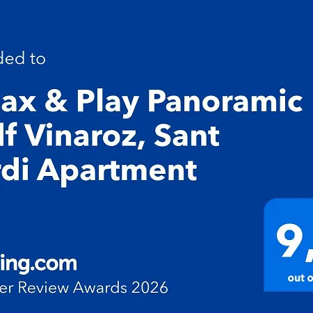 Apartmán Relax & Play Panoramic Golf Vinaroz, Sant Jordi